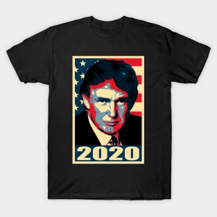 Donald Trump 2020 And Stripes T-Shirt